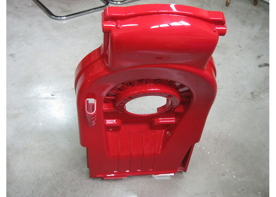 Auto Parts Injection Molding Services / Gloss Finish Red ABS Automotive Injection Molding