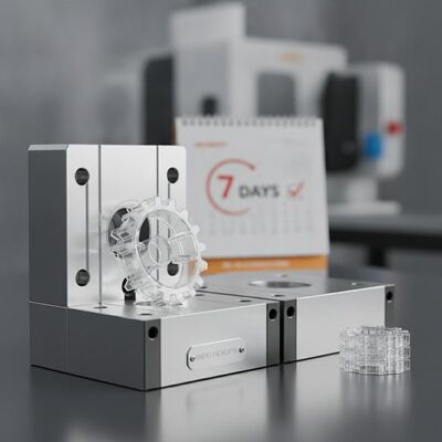 Rapid Prototype Injection Molding with 3-7 Day Sample Delivery and Aluminum Tooling for Production-Equivalent Materials