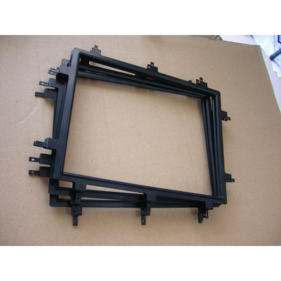 Experienced Single Shot Injection Molding Services For Texture Finish Black ABS LCD Bezel