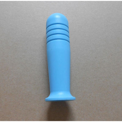Professional Single Shot Injection Molding Soft Blue Color TPE Material Handle Making Use